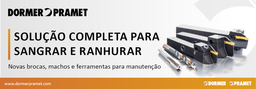 Mais variedade para ranhurar, ferramentas rotativas em HSS e soluções de manutenção da Dormer Pramet